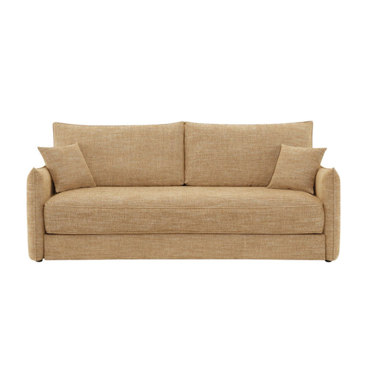 Cadie - Sofa With 2 Pillows - Mocha Acme
