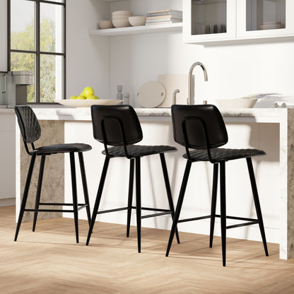 Raya - Upholstered Counter Height Stool (Set of 2) Simpli-Home