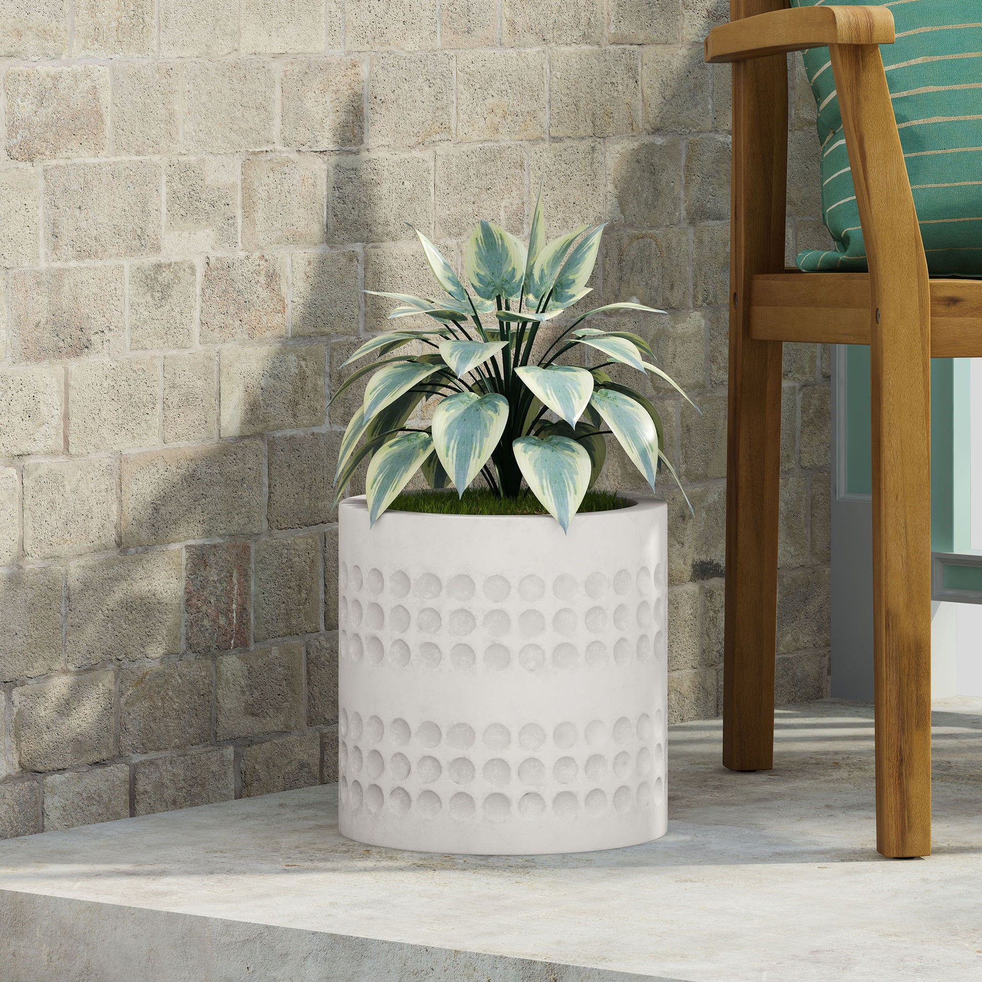 Elegant Design Cube Planter Noble House
