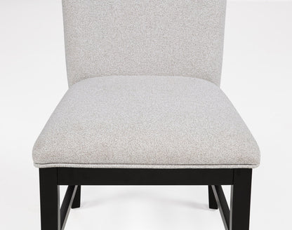 Sebastian - Side Chair (Set of 2) - Black / Gray Crown Mark