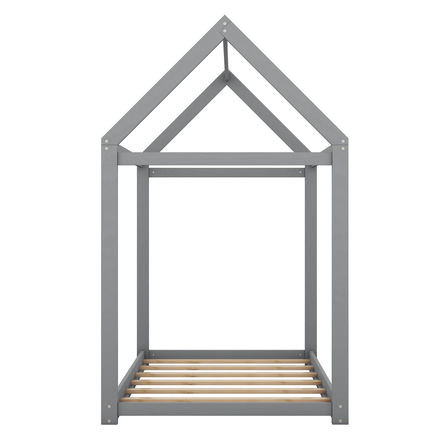 Wooden House Shaped Bed Hearth and Haven