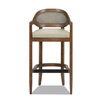 Americana - Mid-Century Modern Cane Back Counter Stool Jennifer Taylor Home