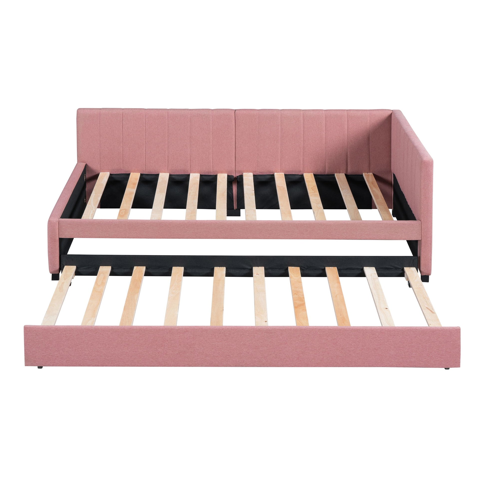 Upholstered Daybed, Sofa Bed Frame, No Box Spring Needed - Snoozhouse