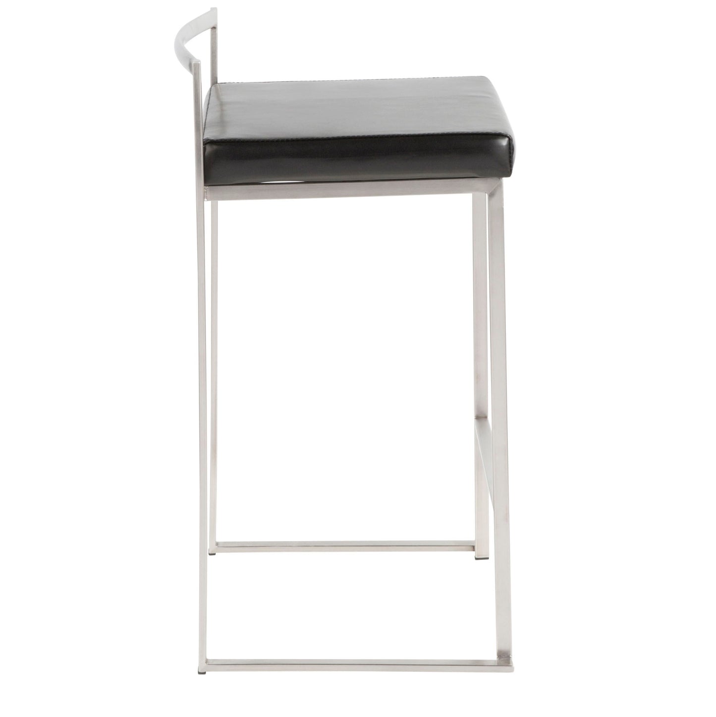 Fuji - Contemporary, Stackable Elegant Counter Stool (Set of 2) Lumi Source