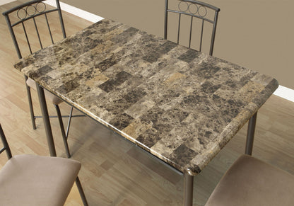 5 Pieces Dining Table Set, Small, Rectangular 8th Street