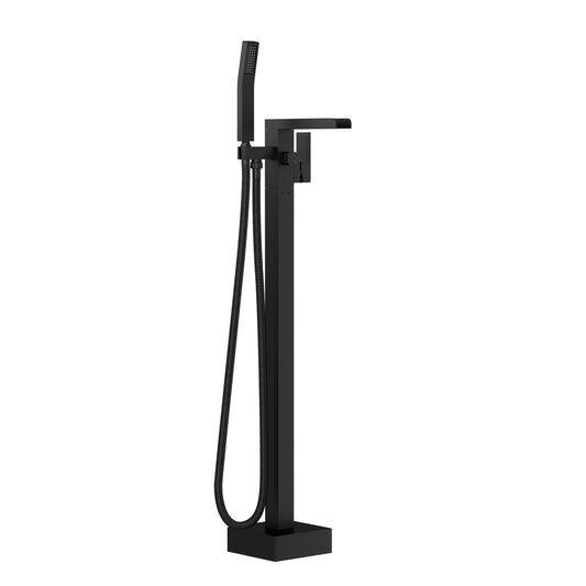 Freestanding Bathtub Faucet With Waterfall Tub Filler And Hand Shower Daily Nest
