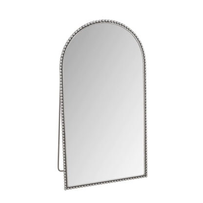 Arch Retro Full Length Mirror With Supporting Feet - Silver Home Essentials