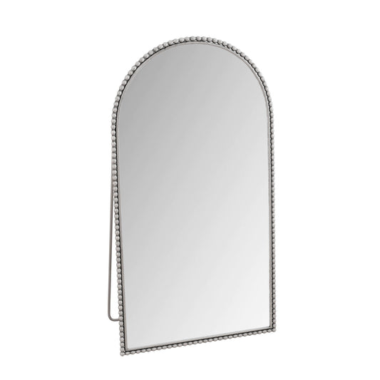 Arch Retro Full Length Mirror With Supporting Feet - Silver Home Essentials