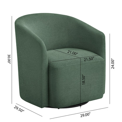 Ardena - Modern Swivel Barrel Chair Ridgecrest Home