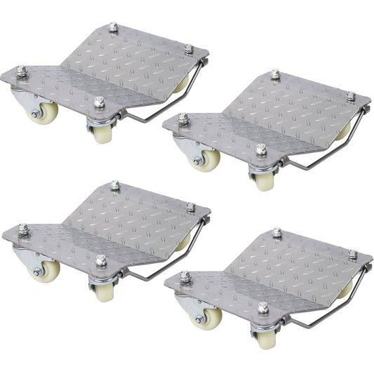 Heavy Duty Car Dolly Set, 6000Lbs Capacity, Metal Construction - Gray Daily Nest