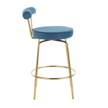Rhonda - Glam Counter Stool (Set of 2) Lumi Source