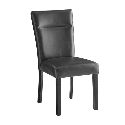 Olga - Dining Chair Set (Set of 2) - Charcoal Black Global Furniture USA