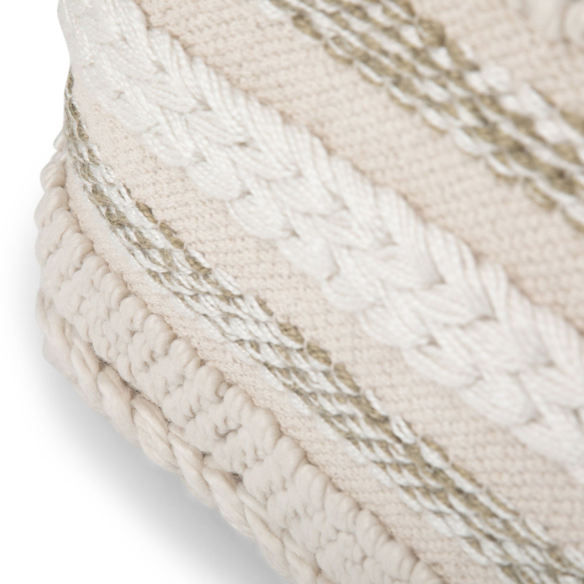 Sommer - Handcrafted Square Pouf Simpli-Home