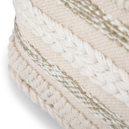 Sommer - Handcrafted Square Pouf Simpli-Home