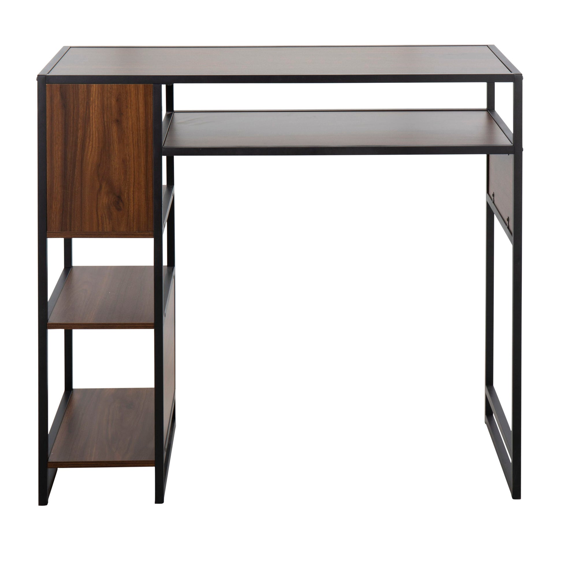 Display - Farmhouse Bar Height Table With Storage Space Lumi Source