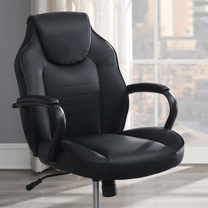 Gaming And Office Chair With Padded Arms, Adjustable Height Home Essentials