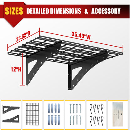 Wall Mounted Shelf For Garage Daily Nest