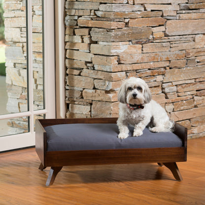 Dog Bed With High Quality Mattress - Gray / Brown Noble House