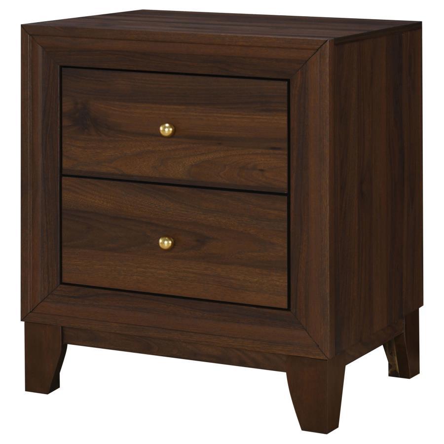 Welsley - 2-Drawer Nightstand Bedside Table - Walnut Coaster Fine Furniture