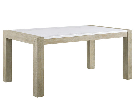 Dune - Genuine Marble Dining Table - White Crown Mark