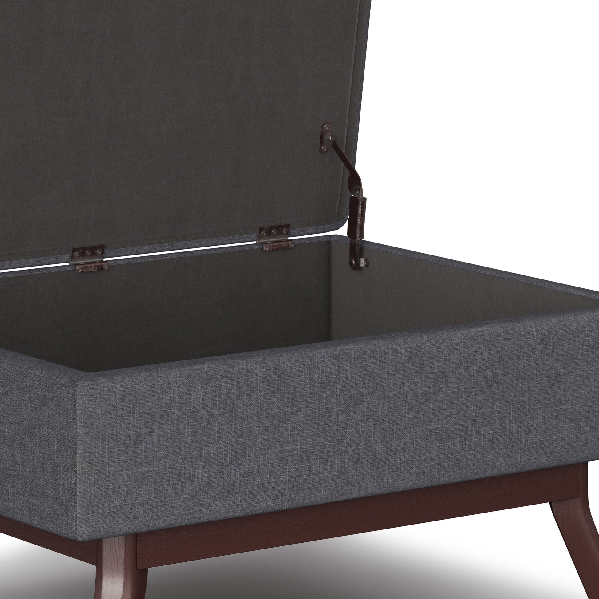Owen - Upholstered Rectangular Storage Ottoman Simpli-Home