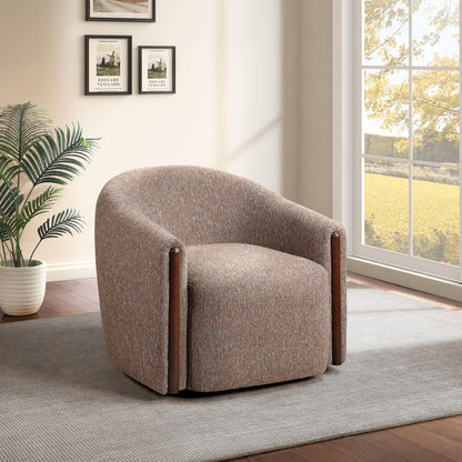 Ballona - Accent Chair With Swivel - Brown Acme