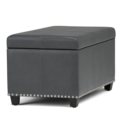 Amelia - Transitional Storage Ottoman Bench Simpli-Home