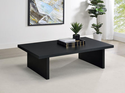 Max - Rectangular Engineered Laminate Coffee Table - Black Coaster Fine Furniture