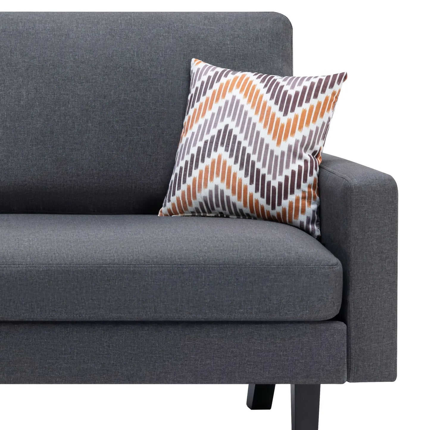 Bahamas - Minimalistic Sofa With 2 Throw Pillows Lilola Home