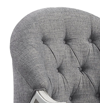 Florian - Antique Chair - Gray / White Acme