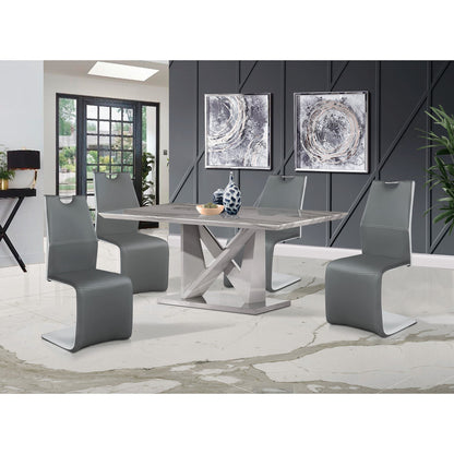 Caroline - Dining Table - Gray Global Furniture USA