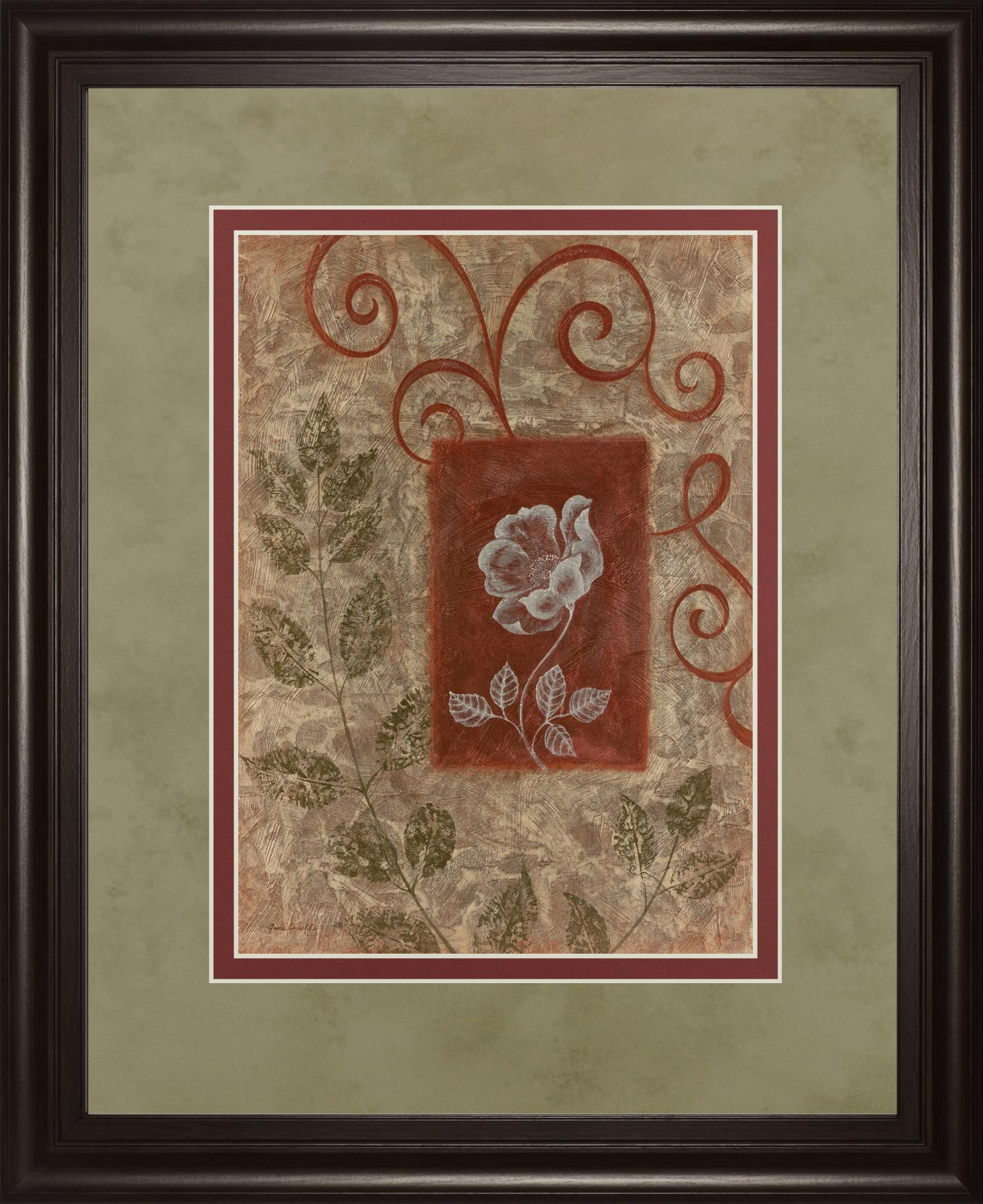 Verdant Scrolls - 34" x 40" Framed Wall Art Classy Living