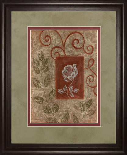 Verdant Scrolls - 34" x 40" Framed Wall Art Classy Living