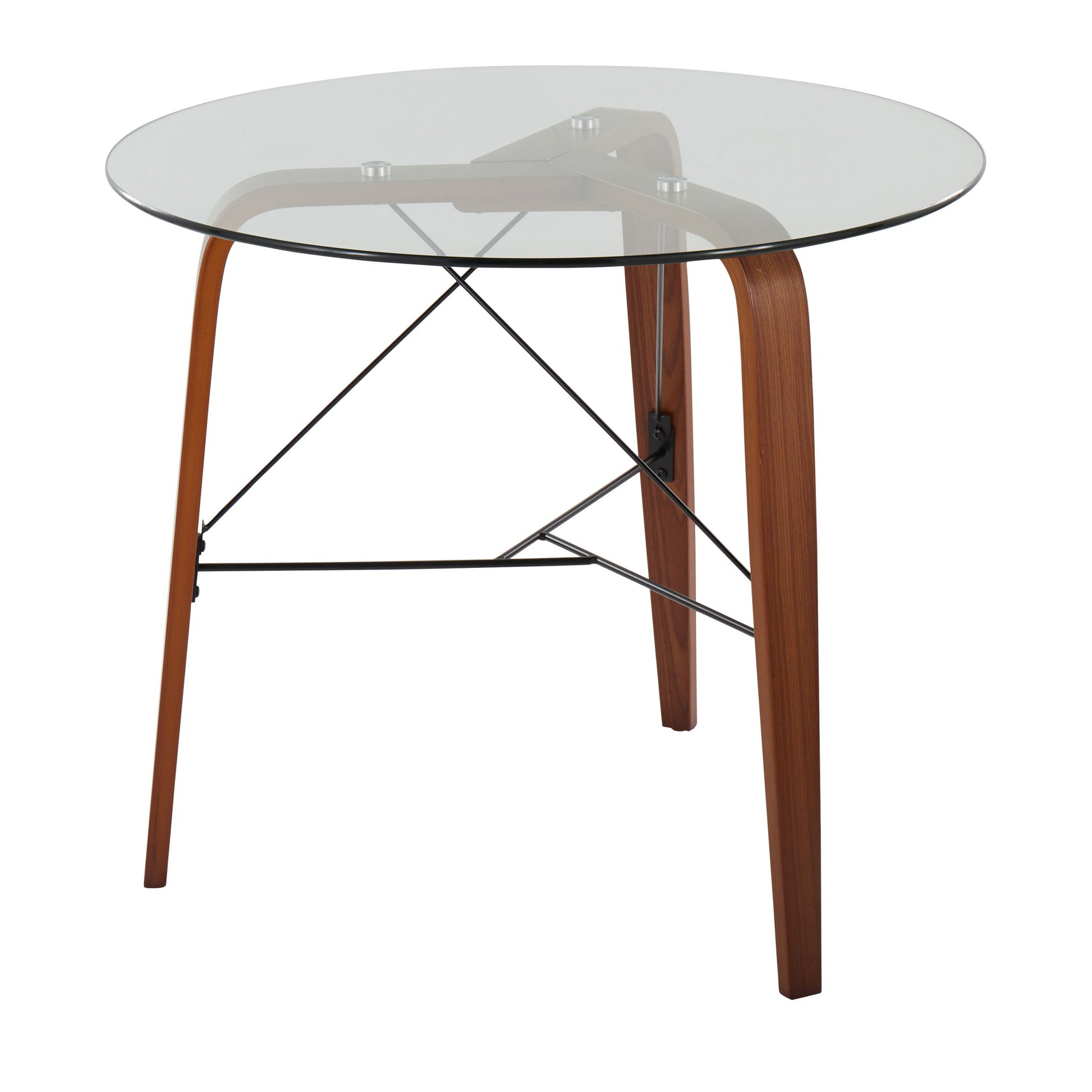 Trilogy - Contemporary Round Dinette Table Lumi Source