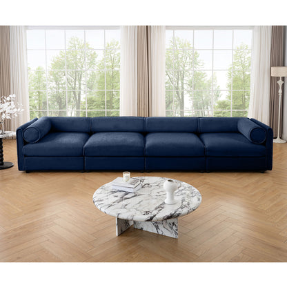 Stylish Chenille Sofa With Storage Seat And Cylindrical Backrest Home Essentials