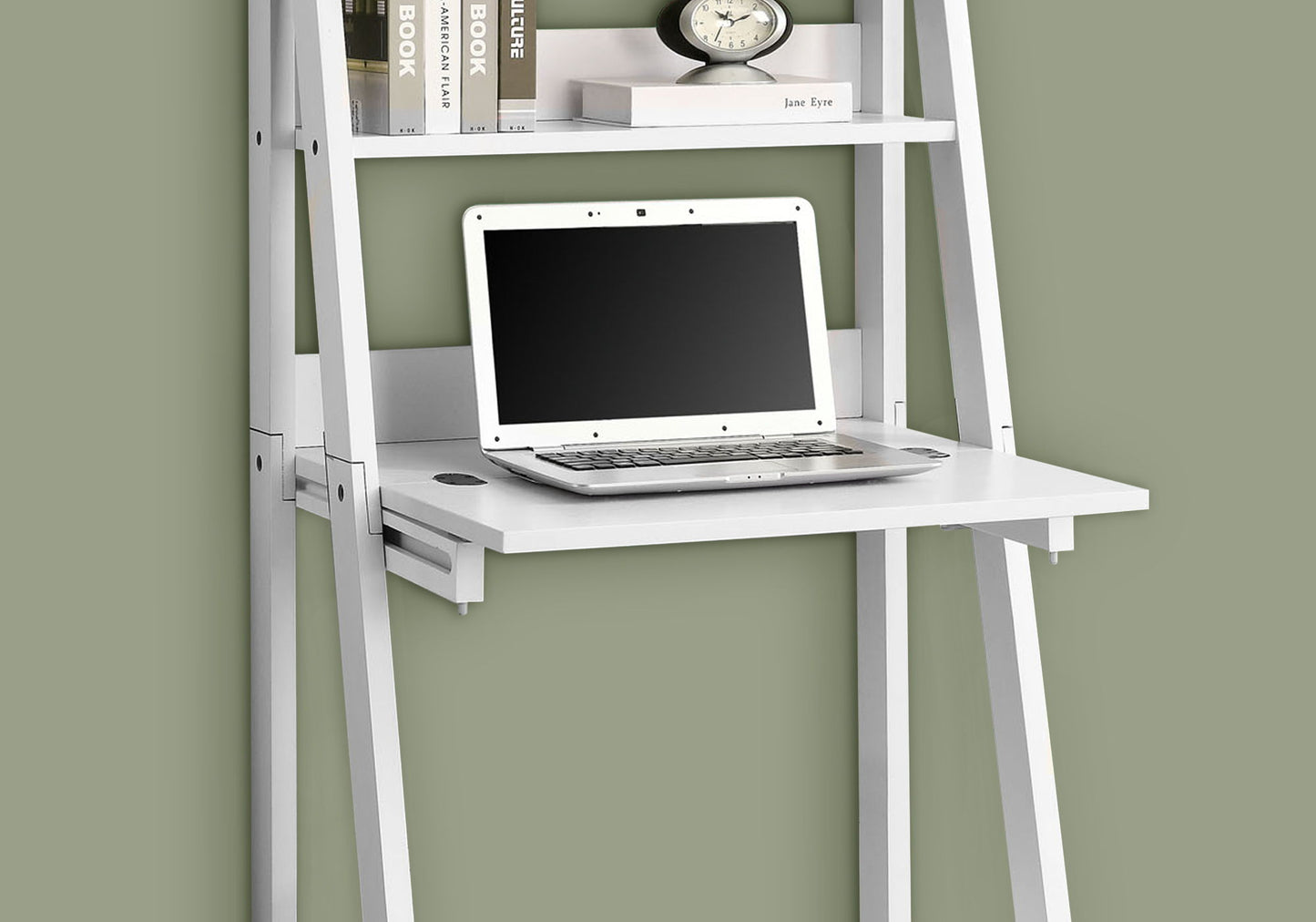 Computer Desk For Home Office, Laptop, Leaning, Storage Shelves 8th Street