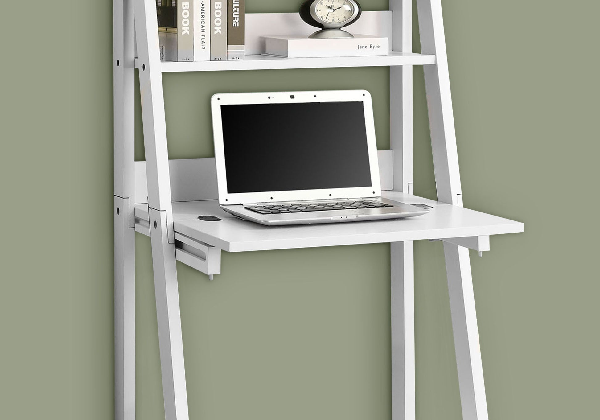 Computer Desk For Home Office, Laptop, Leaning, Storage Shelves 8th Street