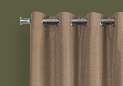 2 Pieces Set, Curtain Panel, Room Darkening, Grommet, Contemporary & Modern 8th Street