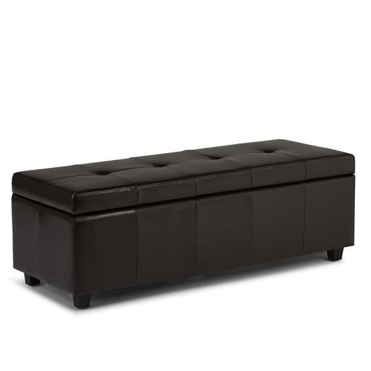 Castleford - Contemporary Storage Ottoman Simpli-Home