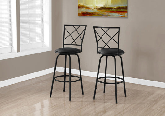 Swivel Stool Bar Height, Contemporary & Modern Style (Set of 2) 8th Street