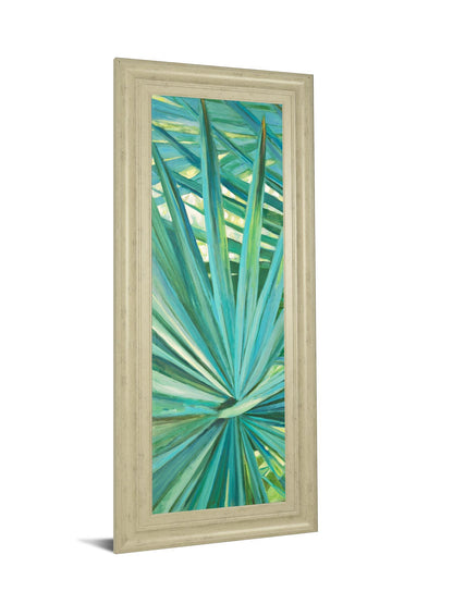 Fan Palm I By Suzanne Wilkins - Framed Print Wall Art - Green