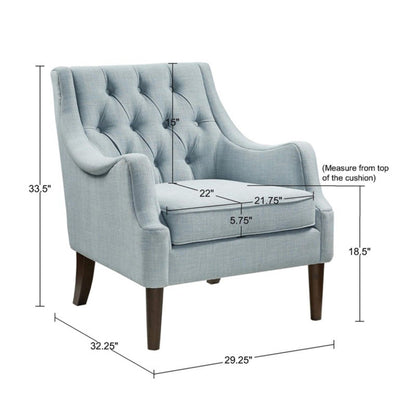 Qwen - Button Tufted Accent Chair JLA