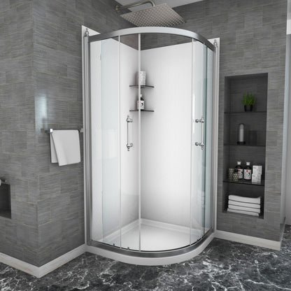 Framed Tub Shower Enclosure With Clear Tempered Glass Daily Nest