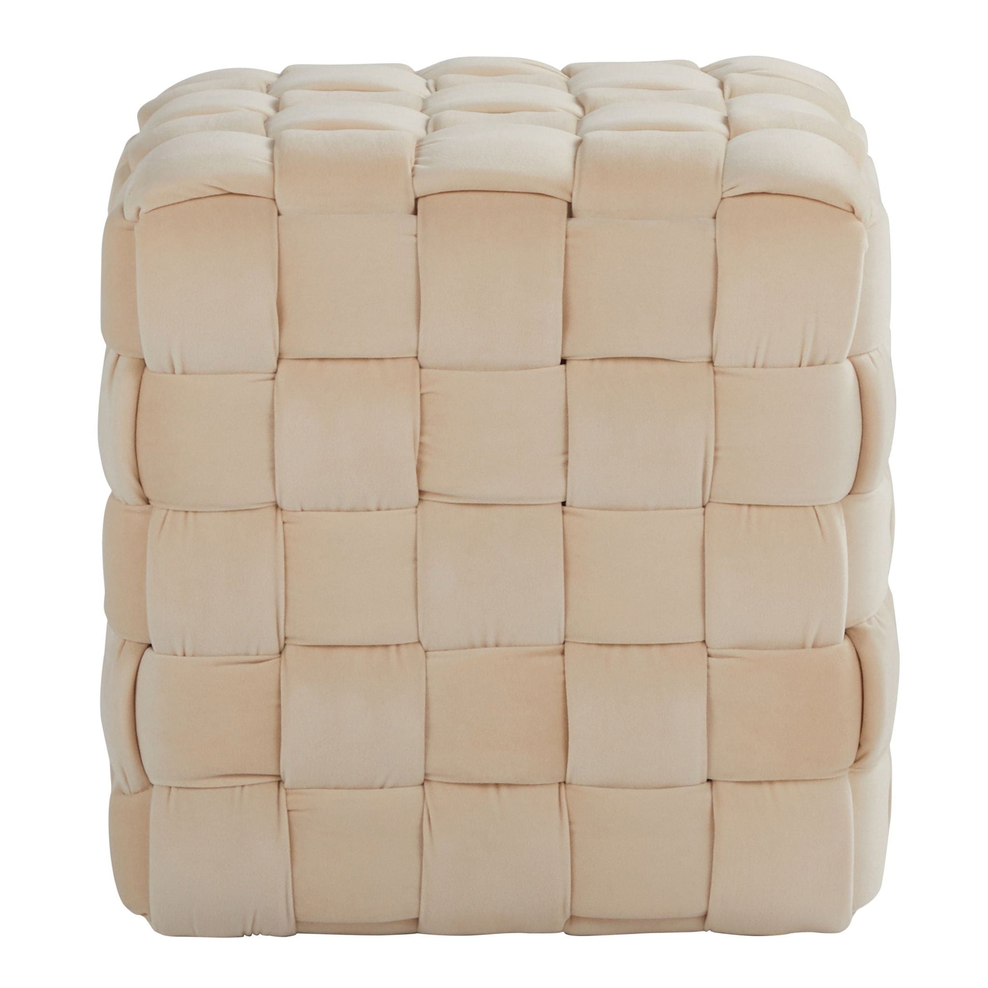 Square Braided Ottoman - Lumi Source