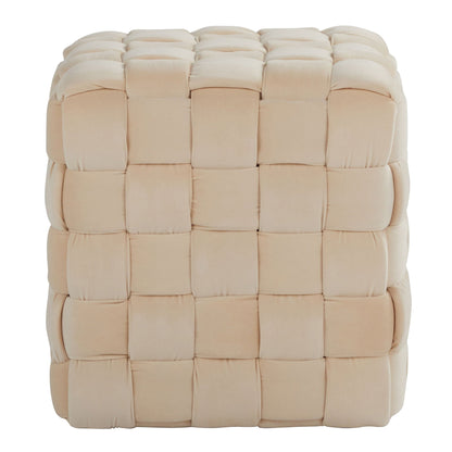 Square Braided Ottoman - Lumi Source