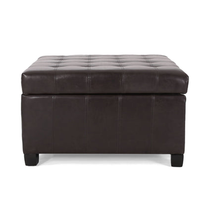 Isabella - Contemporary Ottoman With Storage Noble House