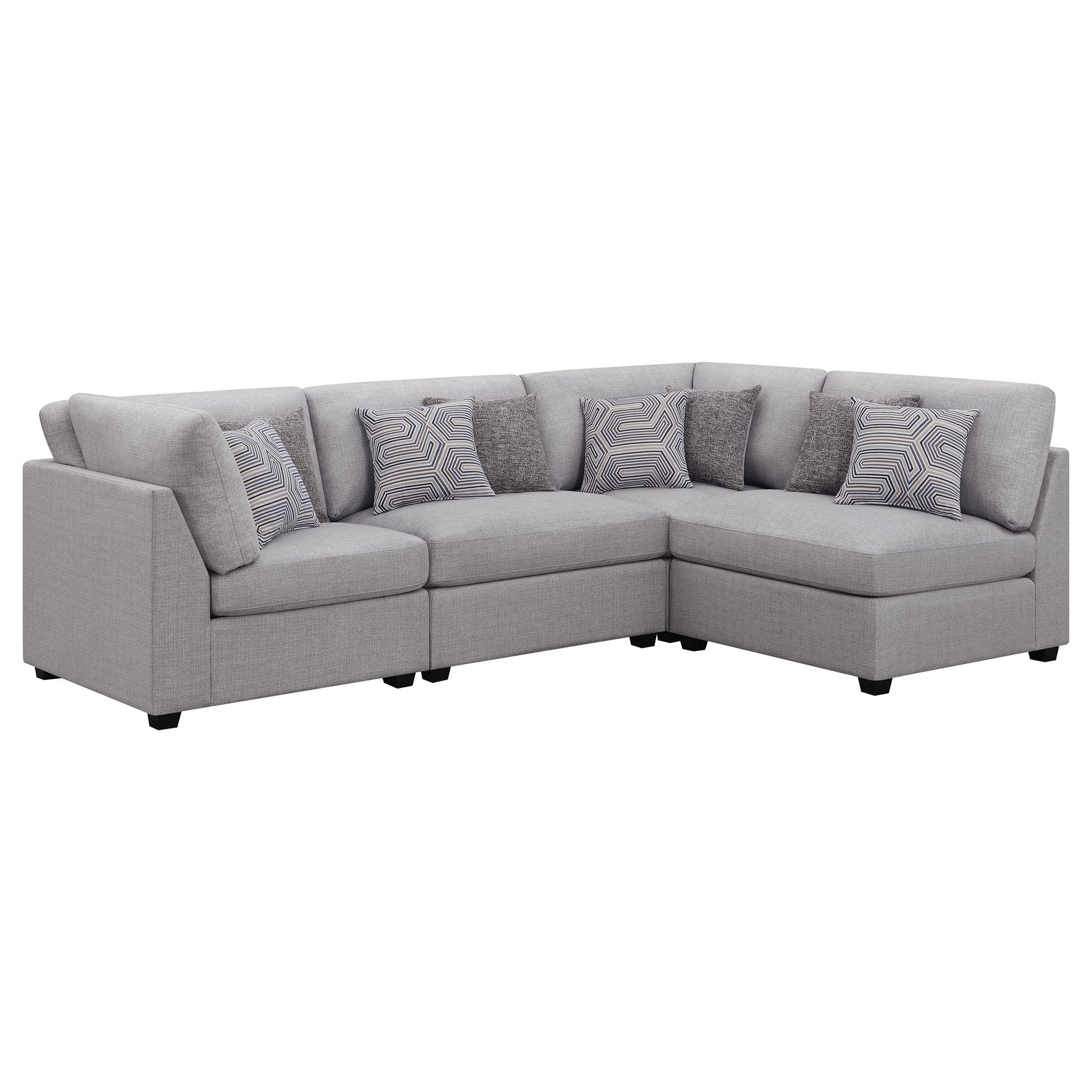 Lafayette - Modular Upholstered Sectional Sofa - Gray Furniture Max