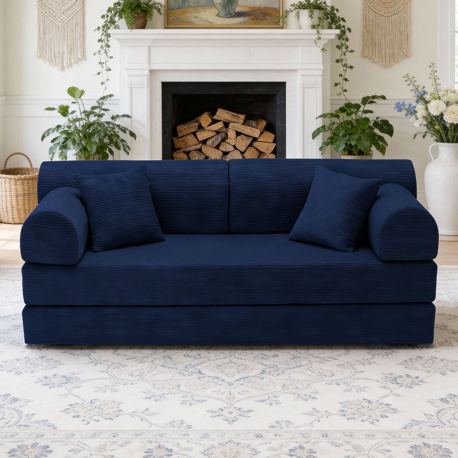 Convertible Sleeper Sofa Bed, Floor Lounge Couch For Living Room Home Essentials