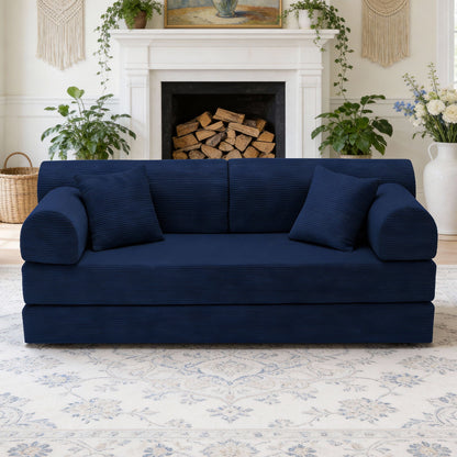 Convertible Sleeper Sofa Bed, Floor Lounge Couch For Living Room Home Essentials