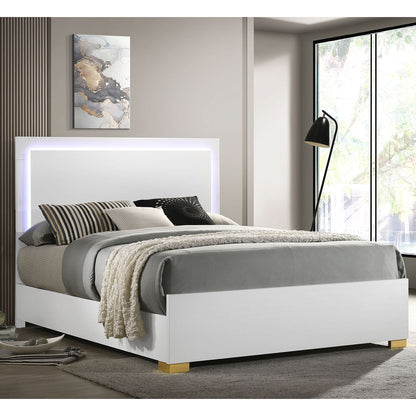Jeremiah - LED Panel Bed With Touch Controlled Lighting Furniture Max